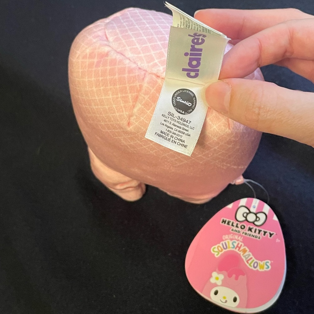 Sanrio Squishmallow My Melody, NWT, approximately 7” in height (including ear) - Picture 5 of 9